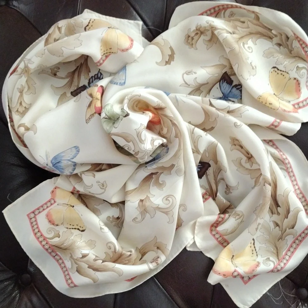 Vintage Scarf Butterflies